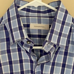 Men’s Ermenegildo Zegna dress shirt.